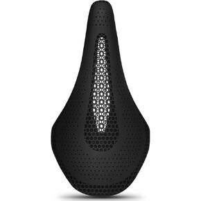 BUCKLOS 3D Printed Bike Saddle Road Bike Mountain Bike Seat Cushion，Full Carbon Fiber Mountain Bike Bicycle Saddle - Support Road MTB BMX and Gravel Bike