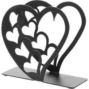 Love Napkin Holder Freestanding Tissue Dispenser Upright Napkin Holder Serviette Napkin Holder Serviette Holder Tissue Holder Paper Napkin Holder Heart-shaped Wrought Iron