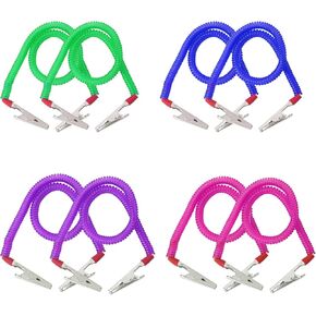 8Pcs Dental Colorful Bib Clips, Bib Clips, Napkin Holder Bib Clips, Suitable for Use By Infants, Children, Adults, and The Elderly Bib Clips