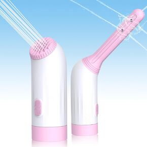 Enema Douches for Women, 3 Strength Modes from Soft to Strong, Personal Travel Bidet Douche for Women Colon Anus Portable Bidet，for Portability Whether You are Traveling, Camping or Hiking.