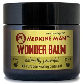 Medicine Man’s Wonder Balm - All Purpose Ointment 2 oz - Organic and Natural Formula for All Types of Skin