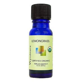 Wyndmere Essential Oils - Lemongrass Essential Oil - Certified Organic - 100% Pure Therapeutic Quality - 10ml - Made in USA