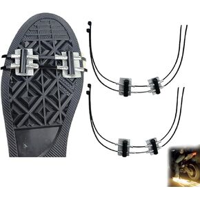 Motorcycle, Bicycle Flint Pads, Skateboard Accessories, Bicycle Friction Spark Tool Pads, Foot Brake Sparking Foot Pressure Slider Riding Shoes Accessories