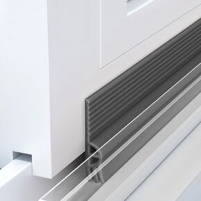 157 Inch Self Adhesive Window Gap Sealing Strip, Weather Stripping Door Seal Strip for Bottom of Door Soundproof Window Insulation Weather Strip for Winter Gap Blocker(Gray)