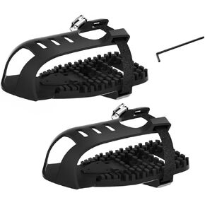 أقفاص أصابع القدم من Hikeen لدراجة Peloton ودراجة Peloton + الدواسات المتوافقة مع محولات قفص أصابع القدم - تحويل دواسات دلتا المظهر إلى أشرطة مشبك أصابع القدم in Kuwait