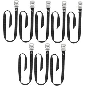 8 Pcs Outdoor Pedal Straps Adjustable Cycling Pedal Bands Exercise Cycle Universal Replacement Foot Straps Road Mountain Bikes