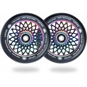 110mm x 24mm Lotus Wheel (Orange)