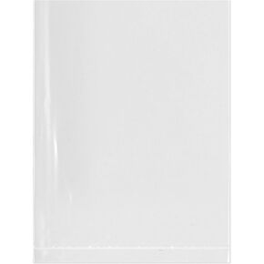 Plymor 3" x 4" (Pack of 100), 4 Mil Flat Open Clear Plastic Poly Bags