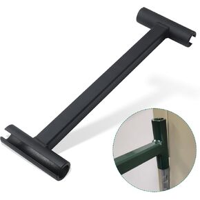 Door Hinge Adjustment Tool,Red Heavy Duty Hinge Wrench for .134 Gauge Commercial Door,Long Rubber Grip Handle Hinge Bender Wrench,Not Suitable for Home Hinges in Kuwait