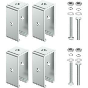 Channel Trolley Track Hanger Bracket for UNISTRUT Strut Channel, 1-5/8 Intermediate Support Hange Bracket for All 1-5/8"" Channel Trolley Track.(8)