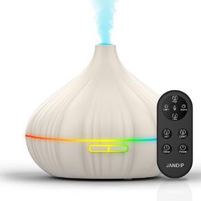 JADNIP Voice-Controlled Essential Oil Diffuser, 400ml Scent Diffuser with waterless auto Off and Timer Functions, Mist humidifier with Lighting, eco-Friendly Materials, Perfect for Office and Home.