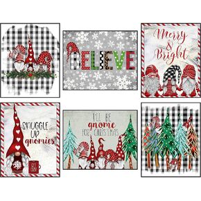 Silly Goose Gifts Humorous Christmas Bathroom Themed Print Wall Art Set (Humorous Bathroom Set of 3)
