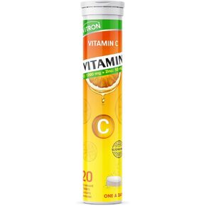 Evvo Vitamin C 1000mg + Zinc 50mg Effervescent Tablet- (20 Tablets)