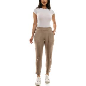 Zac & Rachel Women's Brushed Dty Jogger with Pocket and Ankle Slit Detail in Kuwait