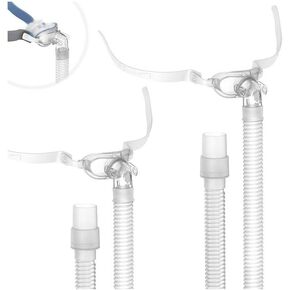Replacement Tubing and Support Set for Airfit P10, Short Tube & Supportive Frame Assembly with Improved Swivel Design, Added Flexibility & Comfort，ItAll Supplies for CPAP Users