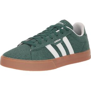 adidas Men's Daily 3.0 Skate Shoe, Black/White/Black, 9