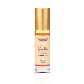 AL-HASNAYN Vanilla vibes Fragrance Oil Roll-On Perfume 0.20 fl oz(6ml) |Rollerball perfume |Alcohol free| Long Lasting | Gifts for men women|