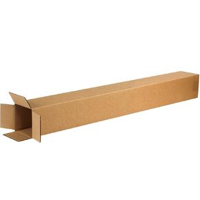 BOXES FAST 4x4x40 Tall Corrugated Boxes, Tall, 4L x 4W x 40H, Pack of 25 | Shipping, Packaging, Moving, Storage Box for Home or Business, Strong Wholesale Bulk Boxes