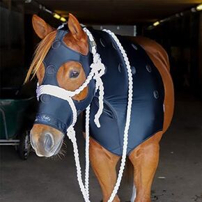BENEFAB Therapeutic Horse Hood with Far-Infrared Powder and 27 Medical Grade Magnets | Rejuvenate SmartHood Emits Far-Infrared Rays Keeping Neck & Shoulders Warm, Relaxed, Reduce Pain & Stiffness