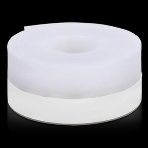 16.4 Ft Silicone Seal Weather Stripping Tape, Silicone Seal Strip Clear, Self Adhesive Window Draft Stoppe, Silicone Door Bottom Seal Strip for Weatherproofing Soundproofing, Door Sides, Windows