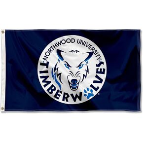 College Flags & Banners Co. Northwood Timberwolves Flag