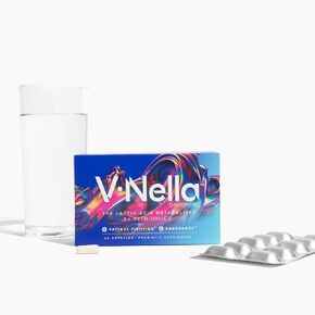 V•Nella Lactic Acid Metabolizing Probiotic Supplement - Revolutionary Gut Health Supplement and Energy Booster for Fatigue - Supports Endurance, Microbiome Balance, and Digestive Health
