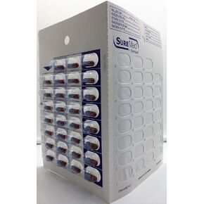 12 Cards 12 Blisters for 31 Day Monthly Cold Seal Pill Storage, Summer Camps, Pharmacists, Cargivers (12)