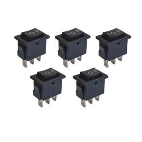 Momentary Rocker Switch Sun Visor Light Switch，SPDT Rocker Switch Mini car Toggle Switch, Automatic Boat Rocker Switch, ON-Off-ON SPDT ，RV momentary Switch,Treadmill Thumb Switch