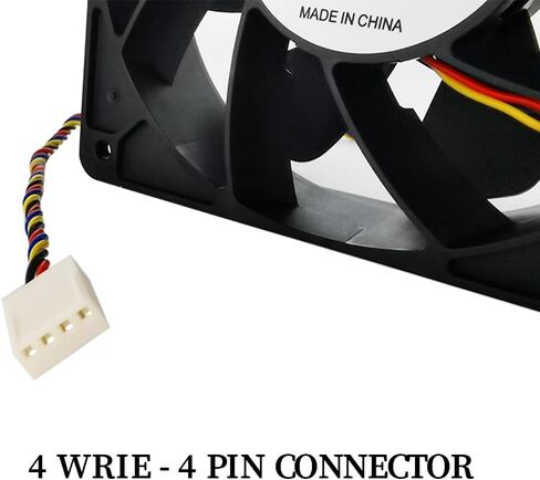 120mm Cooling Miner Fan High Speed Dual Ball Bearing Bitcoin(BTC) Mining Machine Fan, Asic Antminer Replacement Fan for Bitmain S19, L7, S9, L3+, K7, KA3, Z15, D9, E9 Mining Rig, 4Pin - 10 Pack in Saudi Arabia