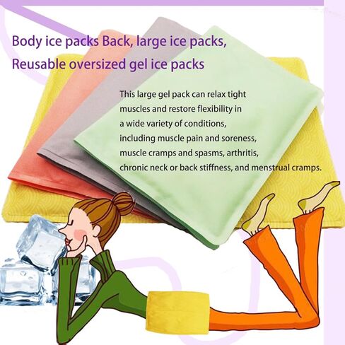 Body ICE Packs Back, Large ICE Packs, Reusable Oversized Gel ICE Packs, Large ICE Pads, Gel ICE Packs, Knee ICE Packs, Reusable HOT and Cold Packs (Purple) in Saudi Arabia