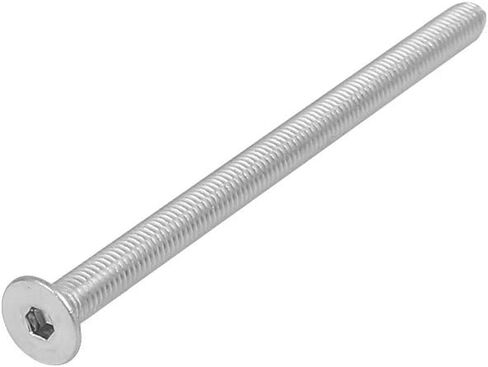 uxcell M5x80mm 304 Stainless Steel Flat Head Hex Socket Screws Fastener DIN7991 10pcs in Saudi Arabia