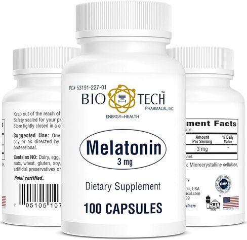 ميلاتونين فارماكال من بيو-تيك (5 مجم، 100 كبسولة) in Kuwait