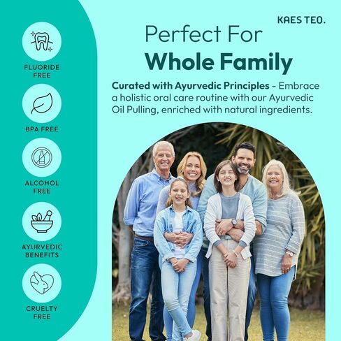Whitening Pulling Oil with Coconut Oil & Peppermint Essential Oil for Teeth & Gums, Bad Breath Treatment for Adults, Teeth Whitening Mouthwash, Alcohol & Fluoride Free Mouthwash (8 Fl.Oz) in Saudi Arabia