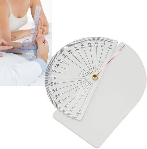 مقياس الزوايا المشترك، مقياس الزوايا المفصلي للإصبع، مقياس الزوايا البلاستيكي الشفاف 360 درجة، أداة قياس دقيقة للأصابع in Kuwait