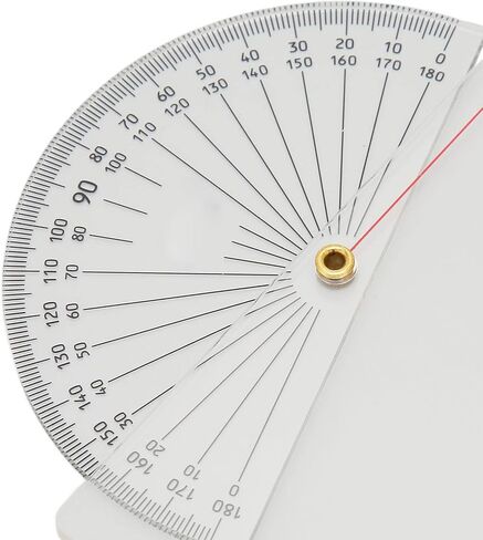 مقياس الزوايا المشترك، مقياس الزوايا المفصلي للإصبع، مقياس الزوايا البلاستيكي الشفاف 360 درجة، أداة قياس دقيقة للأصابع in Kuwait
