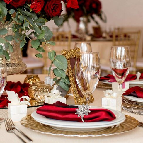 Patelai 6 Pieces Snowflake Napkin Rings Christmas Napkin Ring Pearl Napkin Ring Xmas Napkin Ring Holder Buckle Set Metal Alloy Flower Napkin Buckle for Christmas Wedding Thanksgiving Dinner (Silver) in Saudi Arabia