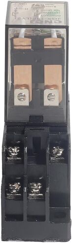 مرحل الطاقة الكهرومغناطيسية 2 قطعة 10A12V 8-pin تيار مستمر لفائف المقبس قاعدة DPDT أضواء مؤشر LED DIN السكك الحديدية جبل in Kuwait
