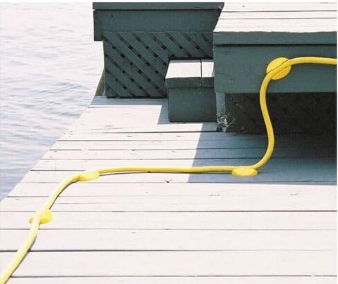 Dock Electrical Marine Shore Power Cable Cord Holder Clips for 30 AMP / 10 Gauge Cable (4) in Kuwait