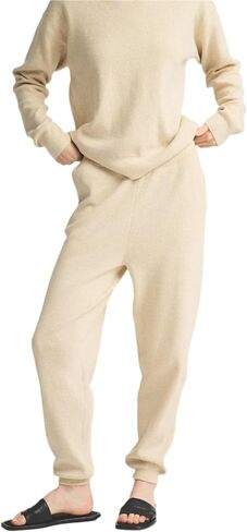 Women's Cafe Cotton Cashmere Cropped Jogger in Kuwait