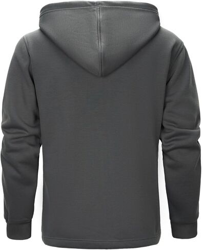 Hoodies for Men Casual Long Sleeve Mens Zip up Hoodies Hooded Fleece Sweatshirts with Pocket in Saudi Arabia