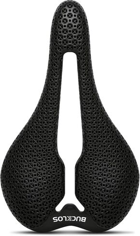 BUCKLOS 3D Printed Bike Saddle Road Bike Mountain Bike Seat Cushion，Full Carbon Fiber Mountain Bike Bicycle Saddle - Support Road MTB BMX and Gravel Bike in Kuwait