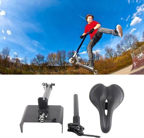 Topyond متوافق مع Segway Ninebot F20 F25 F30 F40 سكوتر كهربائي سرج مقعد قابل للتعديل، ملحقات سكوتر مقعد قابل للطي in Saudi Arabia