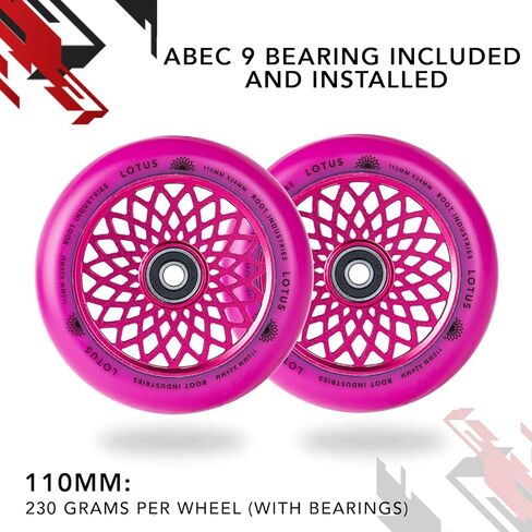 عجلة لوتس مقاس 110 مم × 24 مم (برتقالية) in Kuwait