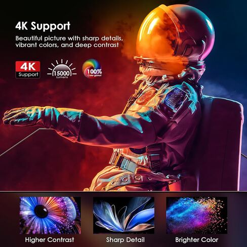 projector and wifi Bluetooth, electric focus projector, mini projector for outdoor use, Home Theater Movie Projector in Saudi Arabia