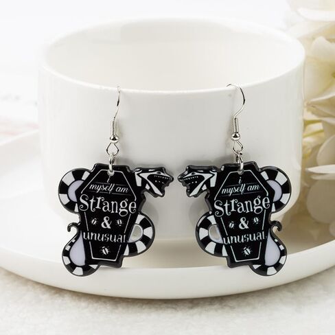 Coral Snake Earrings Halloween Beetle Snake Dragon Juice Hoop Earrings Cosplay Costume Accessories in Kuwait