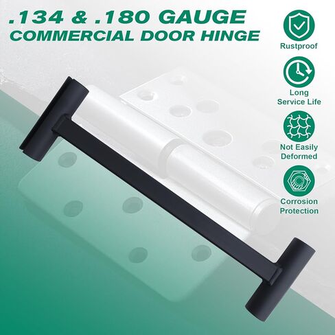 Door Hinge Adjustment Tool,Red Heavy Duty Hinge Wrench for .134 Gauge Commercial Door,Long Rubber Grip Handle Hinge Bender Wrench,Not Suitable for Home Hinges in Kuwait