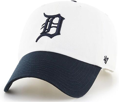 47 Brand MLB Detroit Tigers Clean Up Cap - White in Saudi Arabia