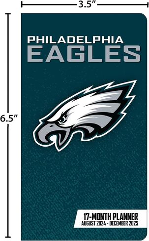 TURNER SPORTS Philadelphia Eagles 2024-25 17-Month Pocket Planner (25998890555) in Saudi Arabia