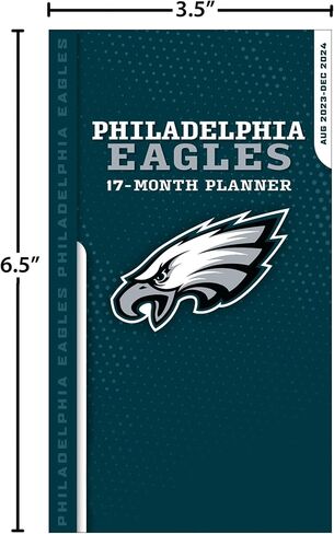 TURNER SPORTS Philadelphia Eagles 2024-25 17-Month Pocket Planner (25998890555) in Saudi Arabia