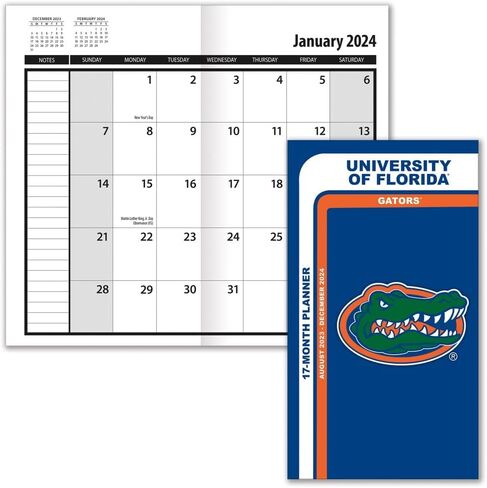 TURNER SPORTS Florida Gators 2024-25 17-Month Pocket Planner (25998890506) in Saudi Arabia